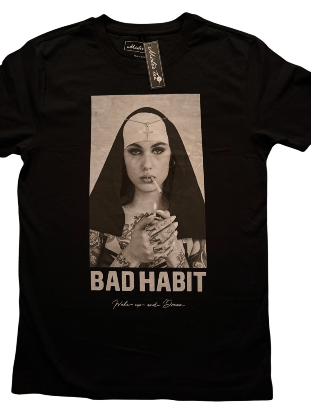 Bad Habit Graphic Tee - Black